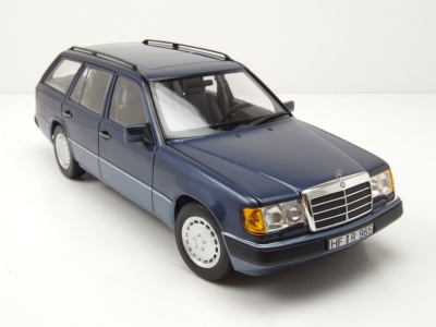 Mercedes 300 TD S124 T-Modell Kombi 1990 nautical blau metallic Modellauto 1:18 Norev