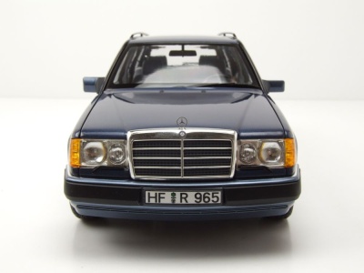 Mercedes 300 TD S124 T-Modell Kombi 1990 nautical blau metallic Modellauto 1:18 Norev