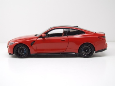 BMW M4 2024 rot metallic Modellauto 1:18 Minichamps