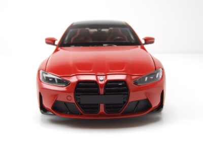 BMW M4 2024 rot metallic Modellauto 1:18 Minichamps