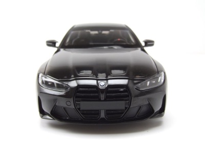 BMW M4 2024 schwarz metallic Modellauto 1:18 Minichamps