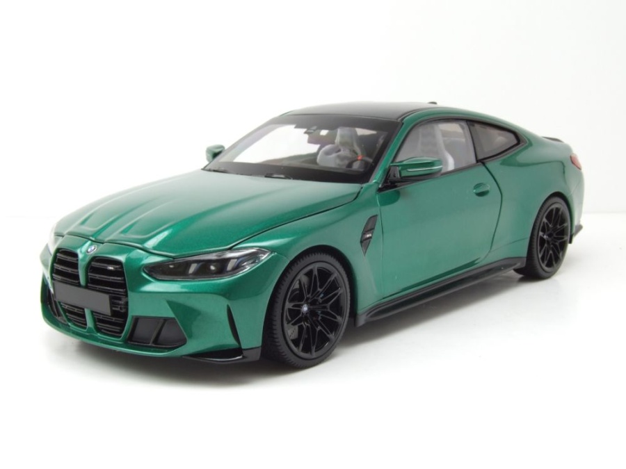 BMW M4 2024 grün metallic Modellauto 1:18 Minichamps