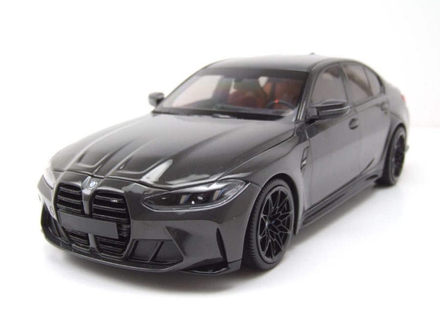 BMW M3 2024 grau metallic Modellauto 1:18 Minichamps