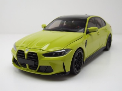 BMW M3 2024 gelb Modellauto 1:18 Minichamps
