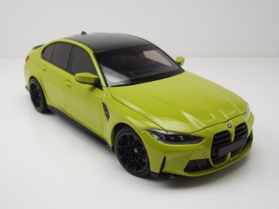 BMW M3 2024 gelb Modellauto 1:18 Minichamps