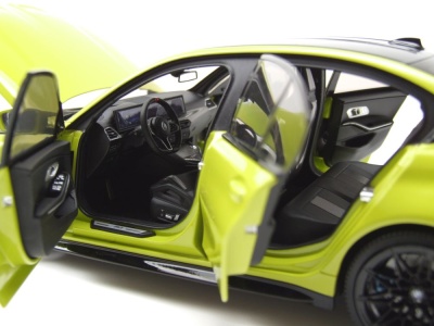 BMW M3 2024 gelb Modellauto 1:18 Minichamps