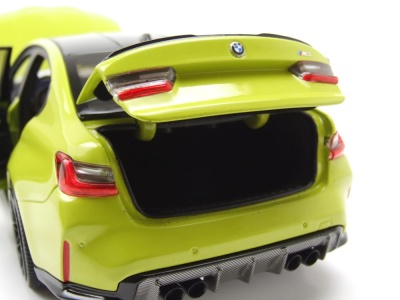 BMW M3 2024 gelb Modellauto 1:18 Minichamps