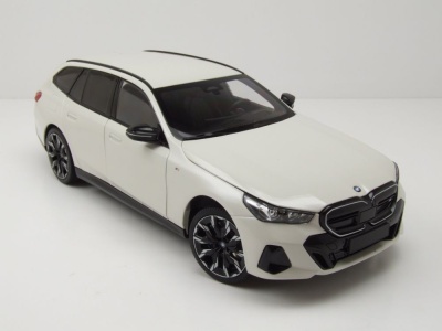 BMW i5 M60 Touring Kombi 2024 weiß metallic Modellauto 1:18 Minichamps