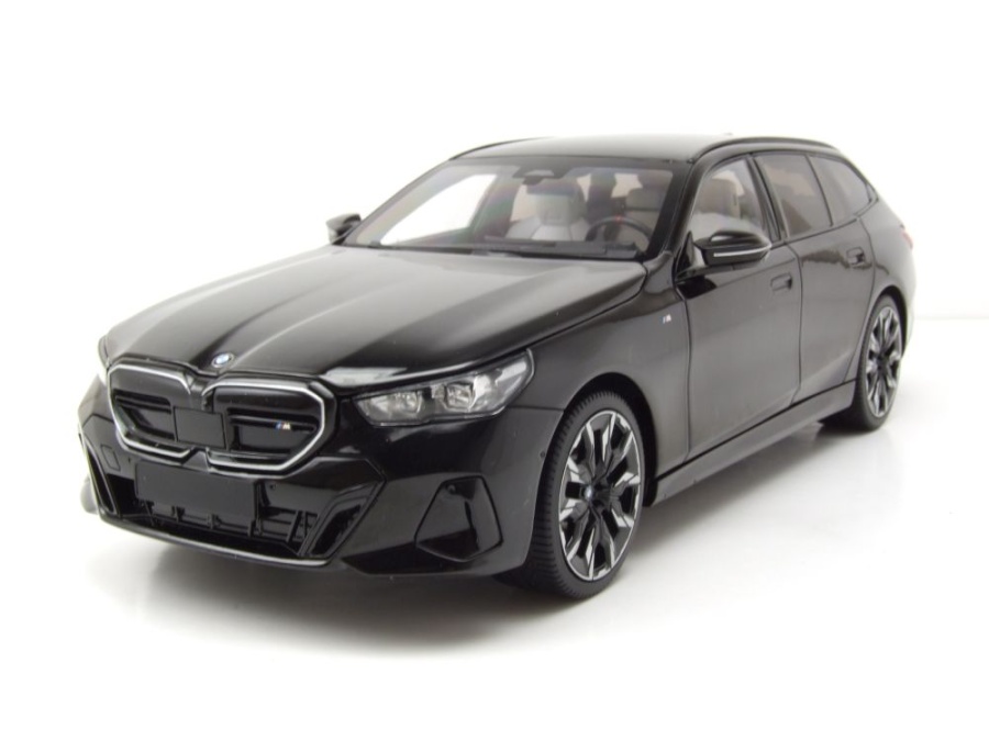 BMW i5 M60 Touring Kombi 2024 schwarz metallic Modellauto 1:18 Minichamps