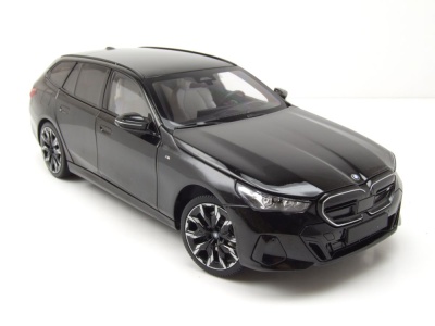 BMW i5 M60 Touring Kombi 2024 schwarz metallic Modellauto 1:18 Minichamps