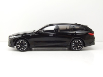 BMW i5 M60 Touring Kombi 2024 schwarz metallic Modellauto 1:18 Minichamps