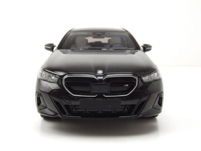 BMW i5 M60 Touring Kombi 2024 schwarz metallic Modellauto 1:18 Minichamps