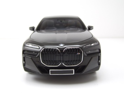 BMW i7 M70 (G70) 2024 grau metallic Modellauto 1:18 Minichamps