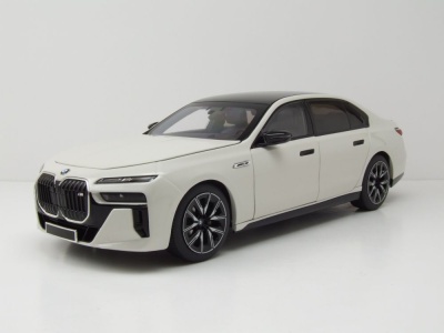 BMW i7 M70 (G70) 2024 weiß metallic Modellauto 1:18...