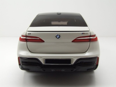 BMW i7 M70 (G70) 2024 weiß metallic Modellauto 1:18 Minichamps