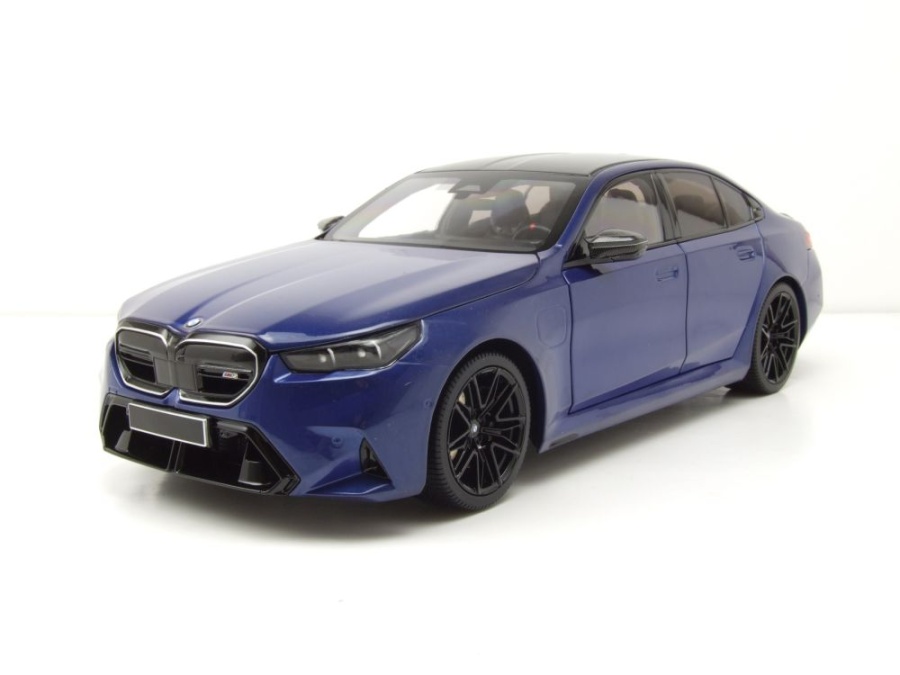 BMW M5 2024 blau metallic Modellauto 1:18 Minichamps
