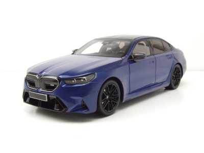 BMW M5 2024 blau metallic Modellauto 1:18 Minichamps
