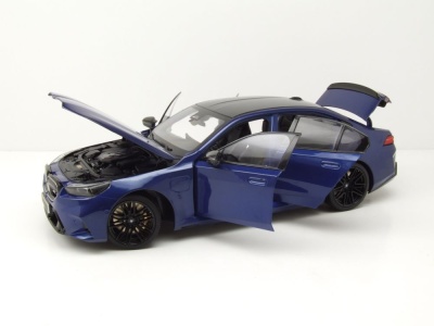 BMW M5 2024 blau metallic Modellauto 1:18 Minichamps