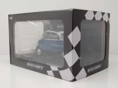BMW Isetta 1955 blau weiß Modellauto 1:18 Minichamps
