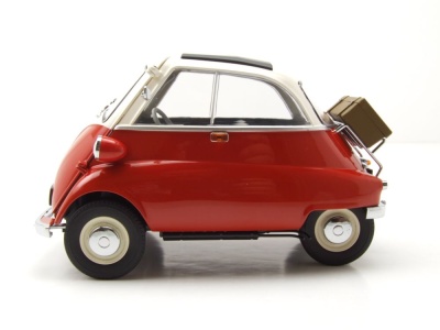 BMW Isetta 1955 rot weiß Modellauto 1:18 Minichamps