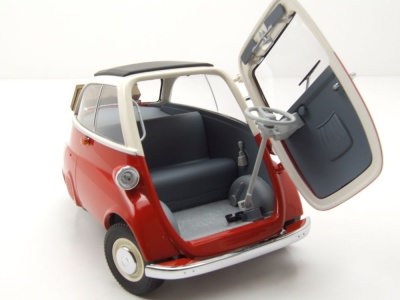 BMW Isetta 1955 rot weiß Modellauto 1:18 Minichamps