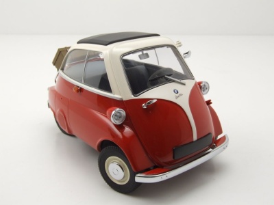 BMW Isetta 1955 rot weiß Modellauto 1:18 Minichamps