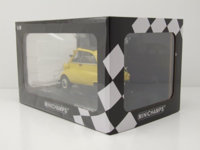 BMW Isetta 1955 gelb Modellauto 1:18 Minichamps