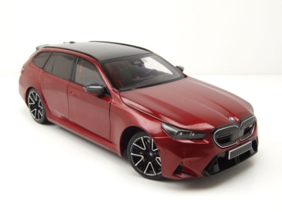 BMW M5 Touring Kombi 2024 dunkelrot metallic Modellauto 1:18 Minichamps