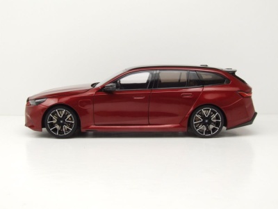 BMW M5 Touring Kombi 2024 dunkelrot metallic Modellauto 1:18 Minichamps