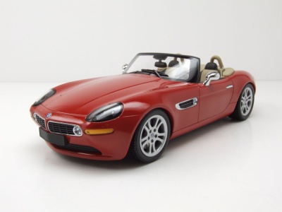 BMW Z8 Roadster 2000 rot Modellauto 1:18 Minichamps