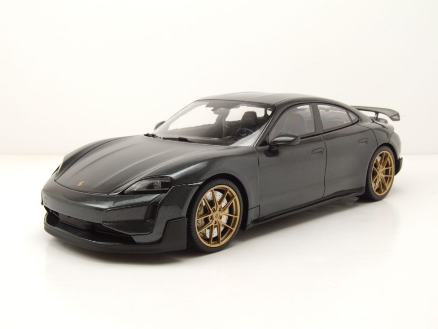 Porsche Taycan Turbo GT 2024 grau Modellauto 1:18 Minichamps