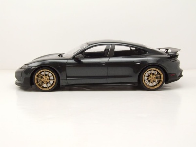 Porsche Taycan Turbo GT 2024 grau Modellauto 1:18 Minichamps