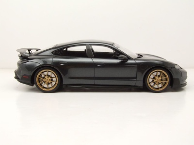 Porsche Taycan Turbo GT 2024 grau Modellauto 1:18 Minichamps