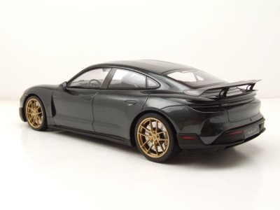 Porsche Taycan Turbo GT 2024 grau Modellauto 1:18 Minichamps