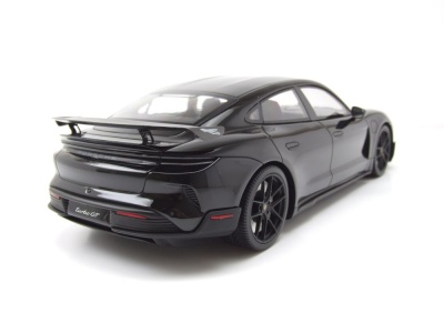 Porsche Taycan Turbo GT 2024 schwarz Modellauto 1:18 Minichamps
