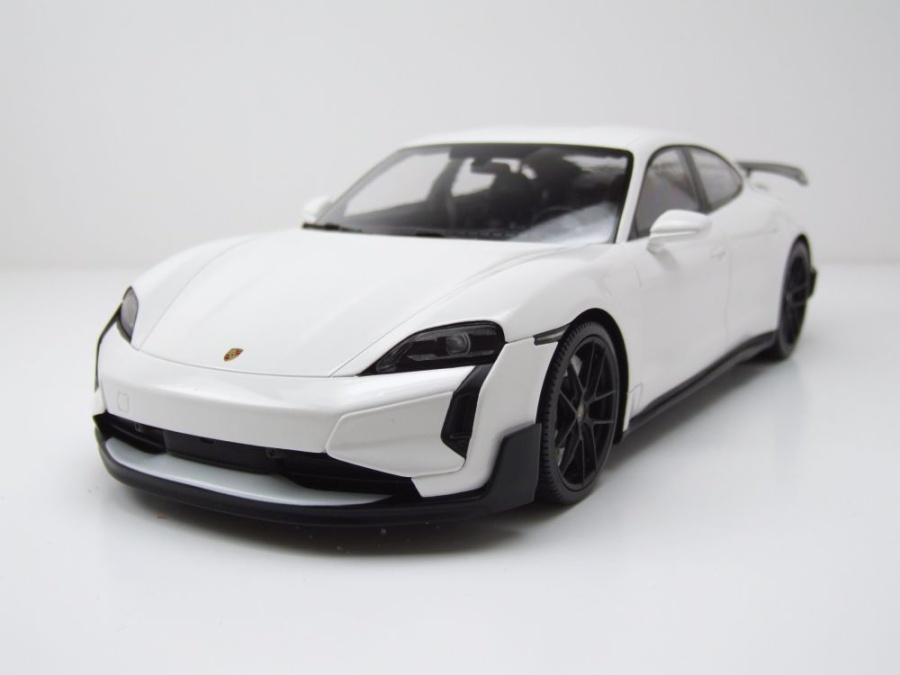 Porsche Taycan Turbo GT 2024 weiß Modellauto 1:18 Minichamps