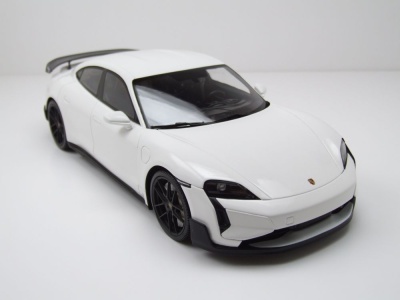 Porsche Taycan Turbo GT 2024 weiß Modellauto 1:18 Minichamps