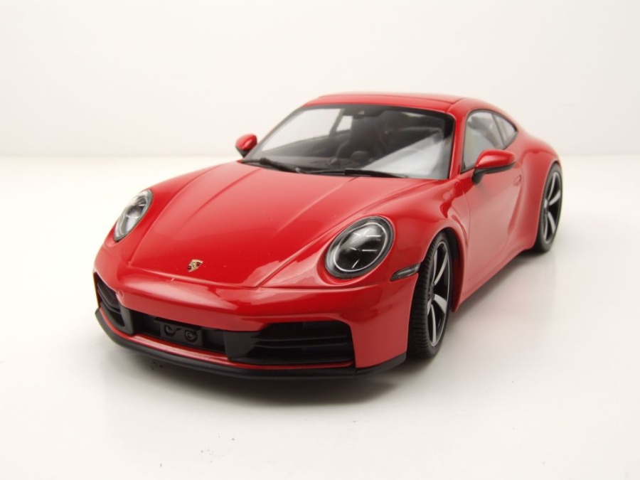 Porsche 911 (992.2) Carrera Coupe 2024 rot Modellauto 1:18 Minichamps