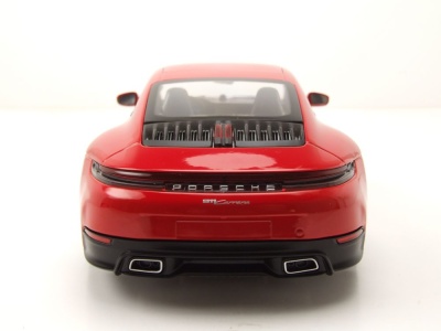 Porsche 911 (992.2) Carrera Coupe 2024 rot Modellauto 1:18 Minichamps