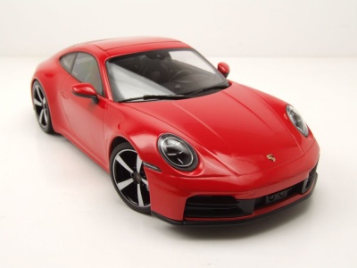Porsche 911 (992.2) Carrera Coupe 2024 rot Modellauto 1:18 Minichamps