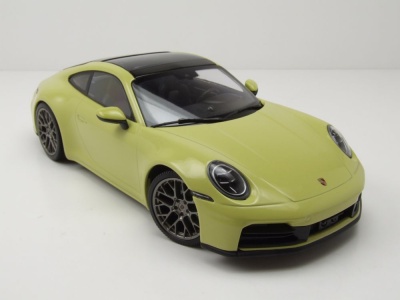 Porsche 911 (992.2) Carrera Coupe 2024 gelb metallic Modellauto 1:18 Minichamps