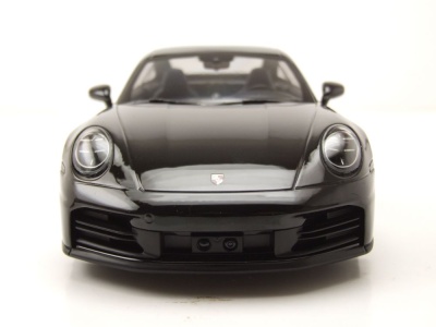 Porsche 911 (992.2) Carrera Coupe 2024 schwarz metallic Modellauto 1:18 Minichamps