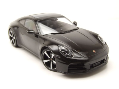 Porsche 911 (992.2) Carrera Coupe 2024 schwarz metallic Modellauto 1:18 Minichamps