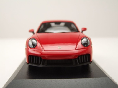 Porsche 911 (992.2) Carrera GTS 2024 rot Modellauto 1:43 Minichamps
