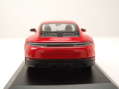 Porsche 911 (992.2) Carrera GTS 2024 rot Modellauto 1:43 Minichamps
