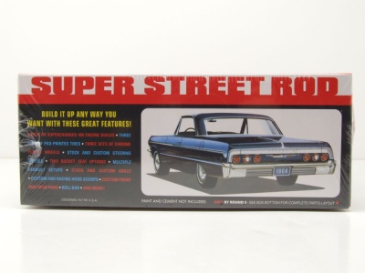 Chevrolet Impala Super Street Rod 1964 Kunststoffbausatz Modellauto 1:25 AMT