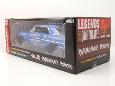 Pontiac Catalina HT Legends 1962 blau Modellauto 1:18 Auto World
