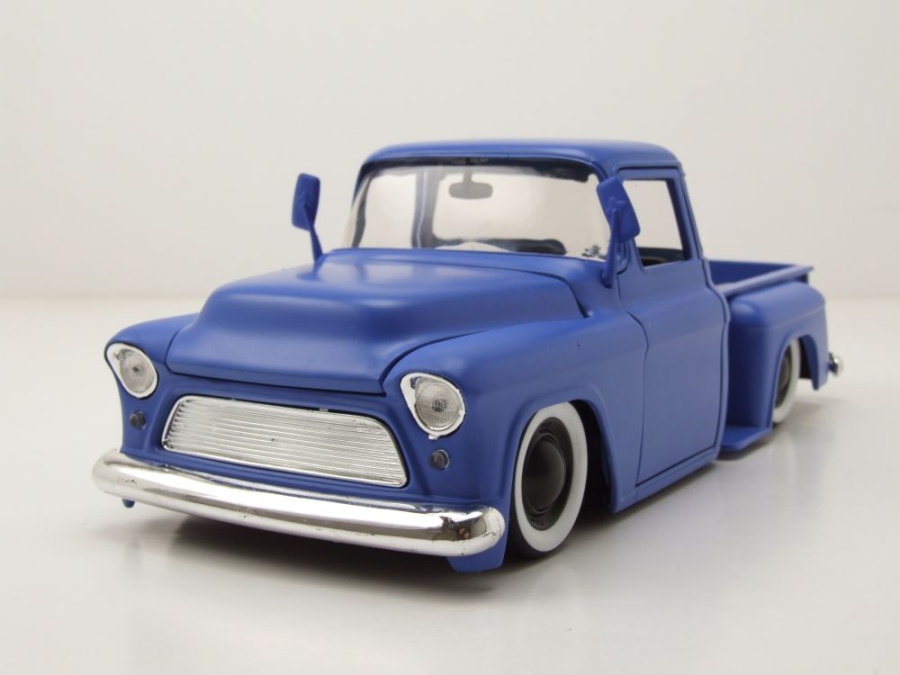 Chevrolet Stepside Pick Up 1955 blau Modellauto 1:24 Jada Toys
