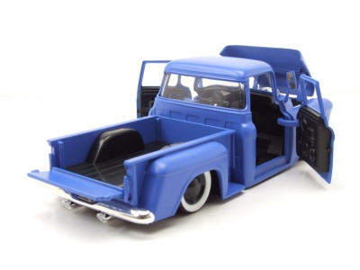 Chevrolet Stepside Pick Up 1955 blau Modellauto 1:24 Jada Toys