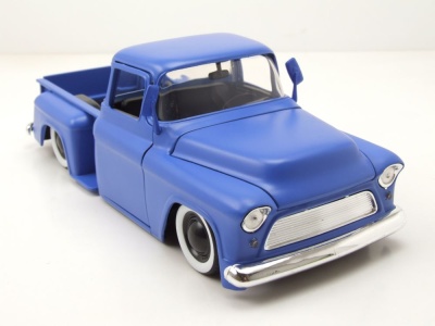 Modellauto Chevrolet Stepside Pick Up 1955 blau 1:24 Jada Toys bei